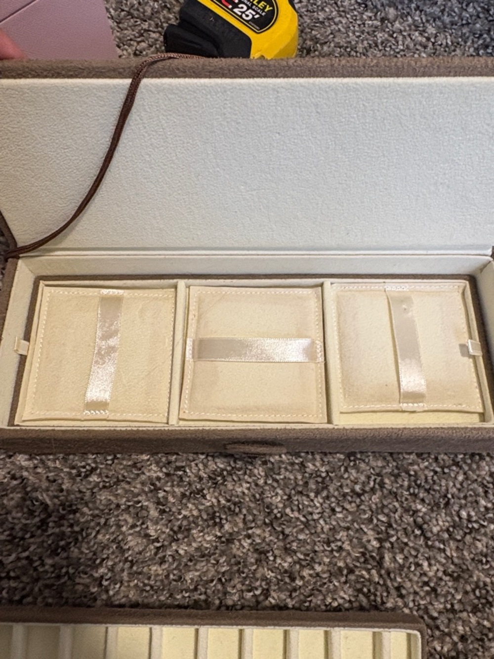 Pandora Taupe Travel Jewelry Case - Picture 3 of 4